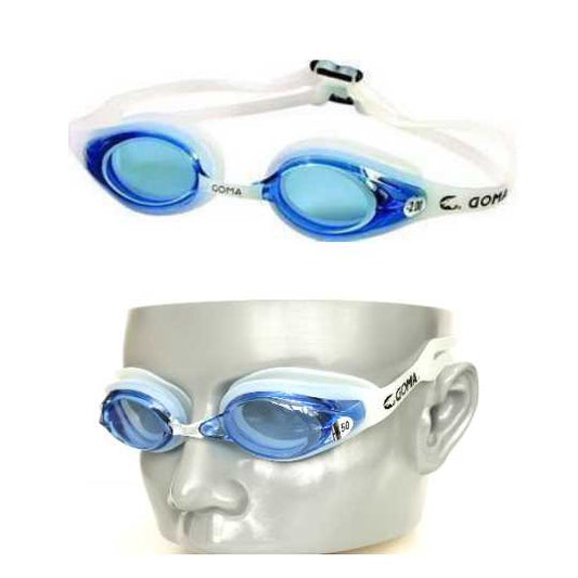 GOMA Silicone Double Strap with Degree Swimming Goggle