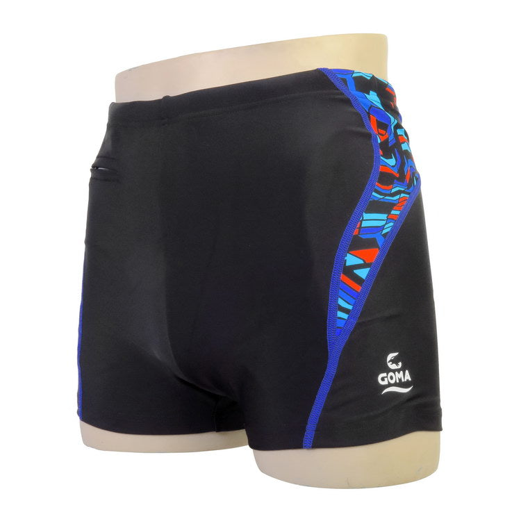 GOMA Men's Flat Foot Swimming Trunks