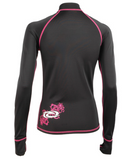 AROPEC Women  Lycra Long Sleeves Zipper Rash Guard