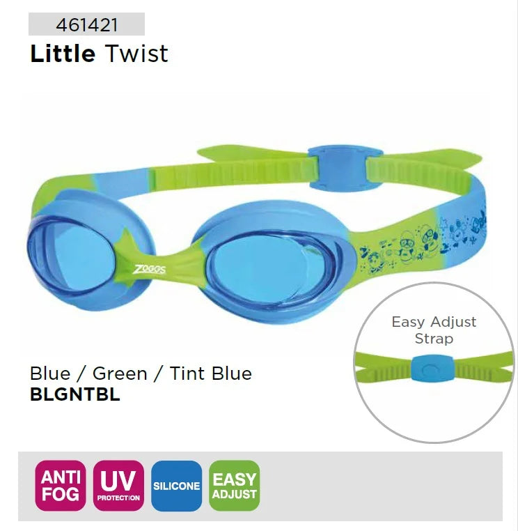 Zoggs Little Twist Kids Swimming Goggles