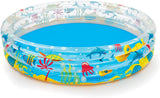 Bestway 60" Deep 3-Ring Sea Theme Inflatable Play Poo