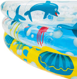 Bestway 60" Deep 3-Ring Sea Theme Inflatable Play Poo