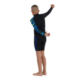 Speedo Eco EnduraFlex Junior（6-14 歲）印花長袖 Rash 上衣