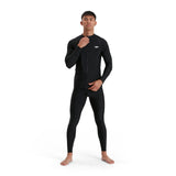 Speedo Eco EnduraBrite Men's Essential Zip Front Long Sleeve Rash Top