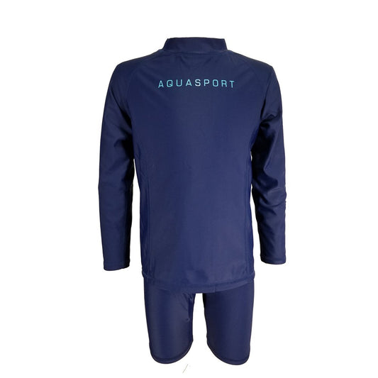 Aquasport Sun Protection Navy Long Sleeve 2 pcs Suit