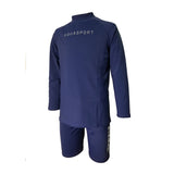 Aquasport Sun Protection Navy Long Sleeve 2 pcs Suit