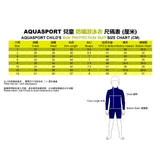 Aquasport Sun Protection Black Long Sleeve Front Zip Jacket