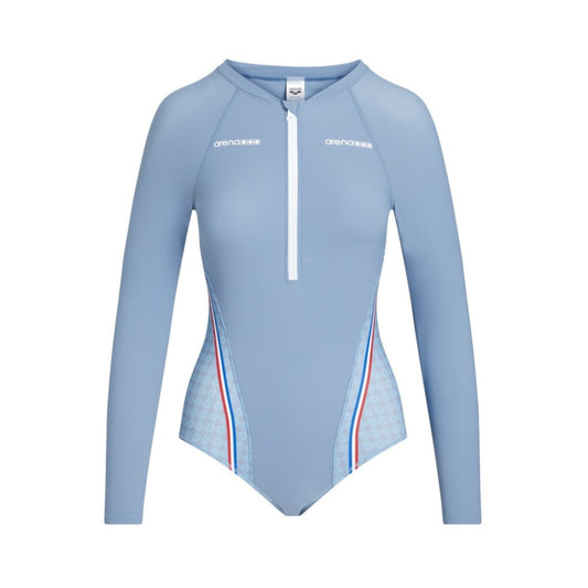 Arena Ladies Motion X 2.0 Half Zip Long Sleeve Bodysuit