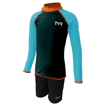 TYR Kids Sunscreen Swimming Long Sleeve Two-Pack