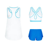 Arena Ladies Line Friends Comic Pop Bra Top Three Pieces Set With Mesh Vest