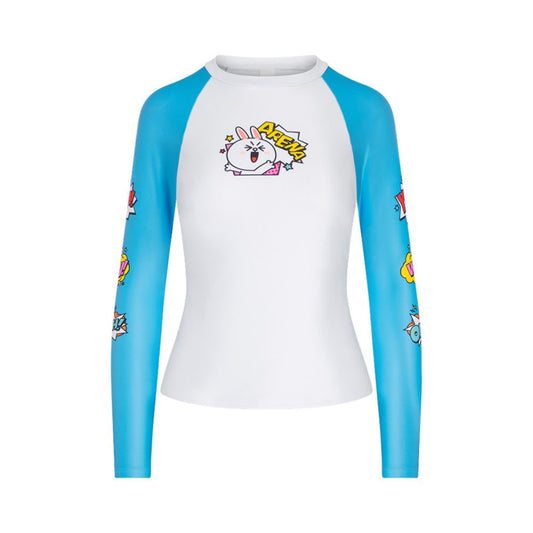 Arena Ladies Line Friends Comic Pop Long Sleeves Sun Protection Top