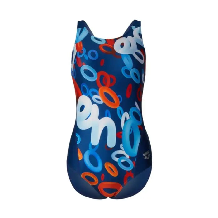 Arena Ladies Asian Range 50th Toughsuit Flex Print V Leg Training One Piece