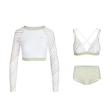 Arena Ladies Diagonal 3.0 Bikini With Long Sleeve Crop Sun Protection Top