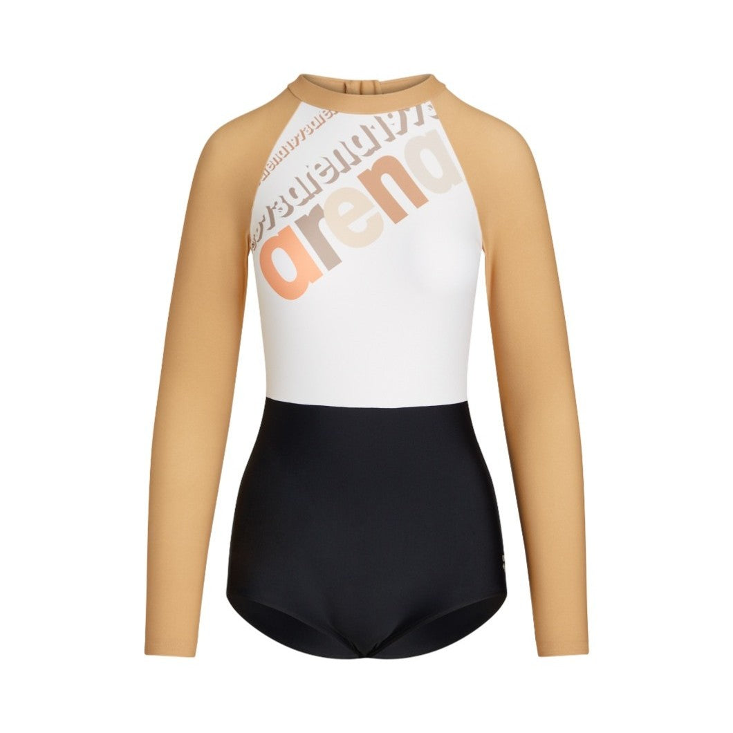 Arena Ladies Diagonal 3.0 Long Sleeve Flat Leg Bodysuit