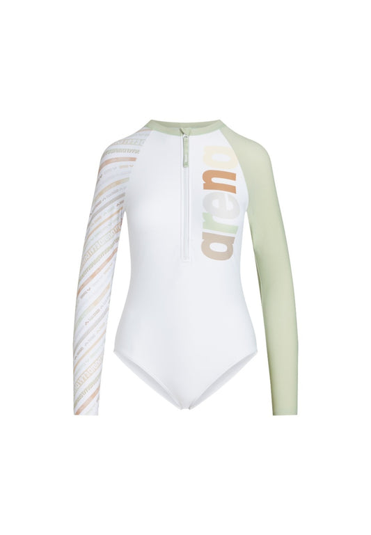 Arena Ladies Diagonal 3.0 Long Sleeve V Leg Bodysuit