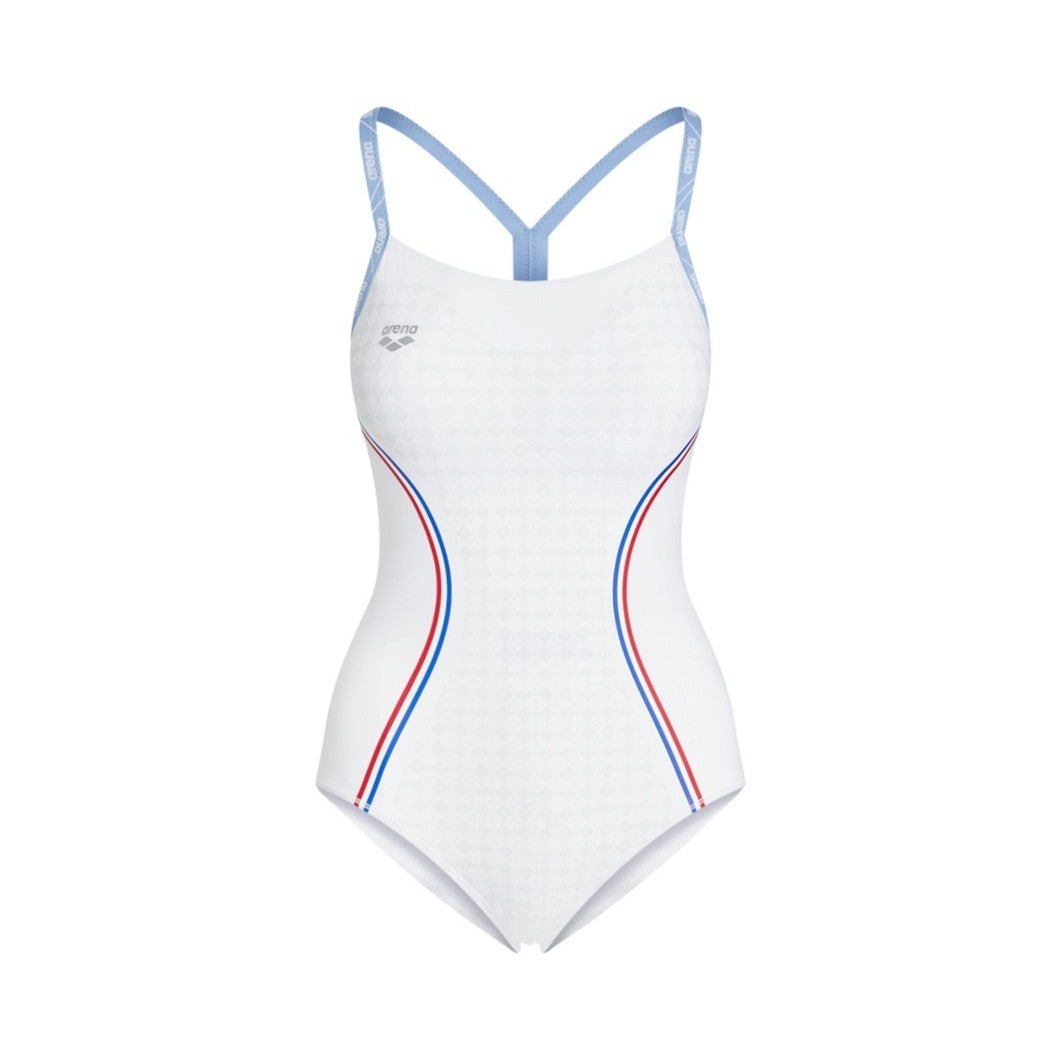 Arena Ladies Motion X 2.0 Thin Strap Allover Print One Piece