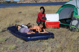 Bestway 74" Inflatable Flocked Air Mattress Bed