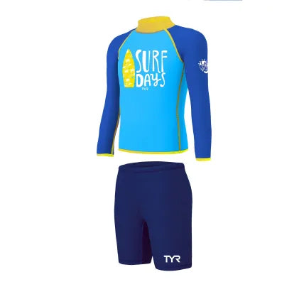 TYR Kids Sunscreen Swimming Long Sleeve Two-Pack