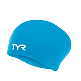 TYR Long Hair Wrinkle-Free Silicone Swim Cap