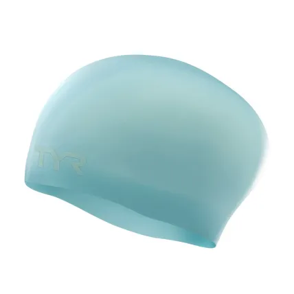 TYR Long Hair Wrinkle-Free Silicone Swim Cap