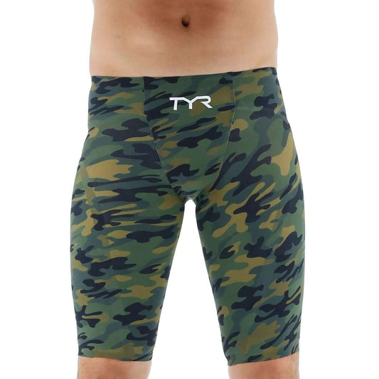 TYR Men's VENZO™ Camo High Waist Race Swim Shorts