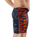 TYR Men’s Venzo™ Camo Low Waist Jammer Swimsuit - Fire